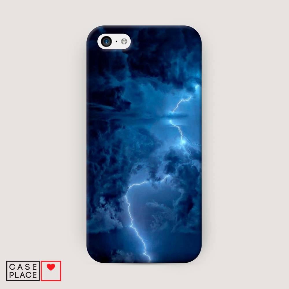 

Пластиковый чехол "Молния" на Apple iPhone 5C, 10220-3