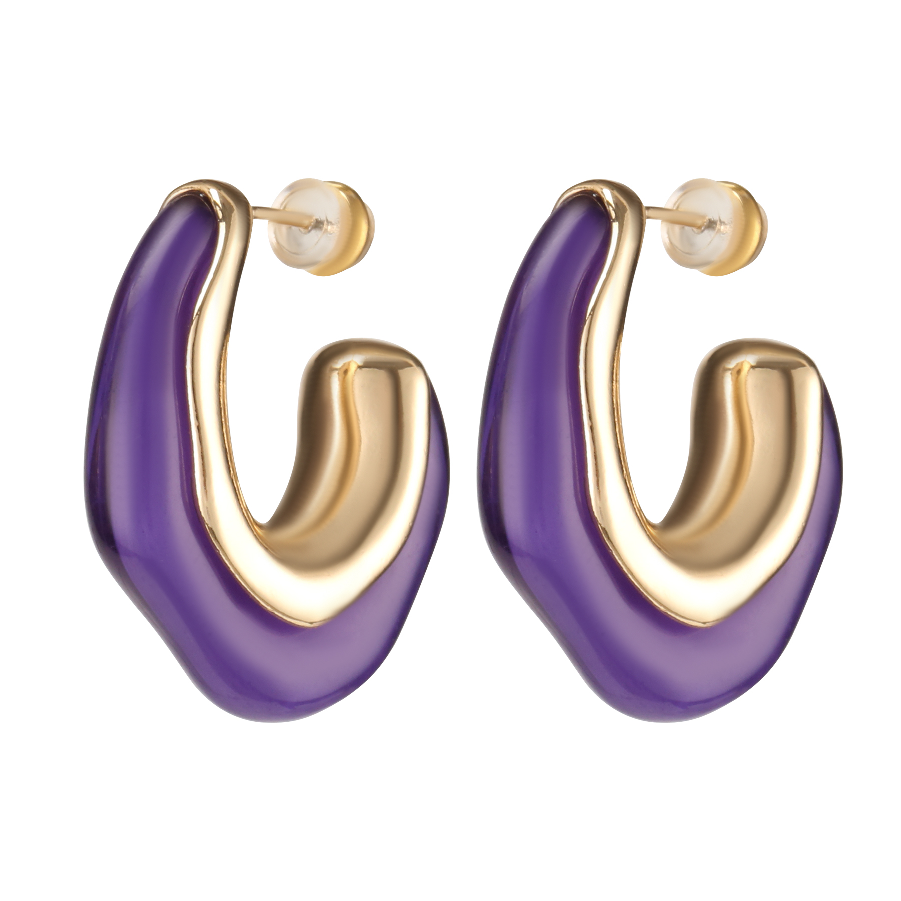 

Женские серьги EKONIKA EN49127-violet-gold-22Z, EN49127-violet-gold-22Z