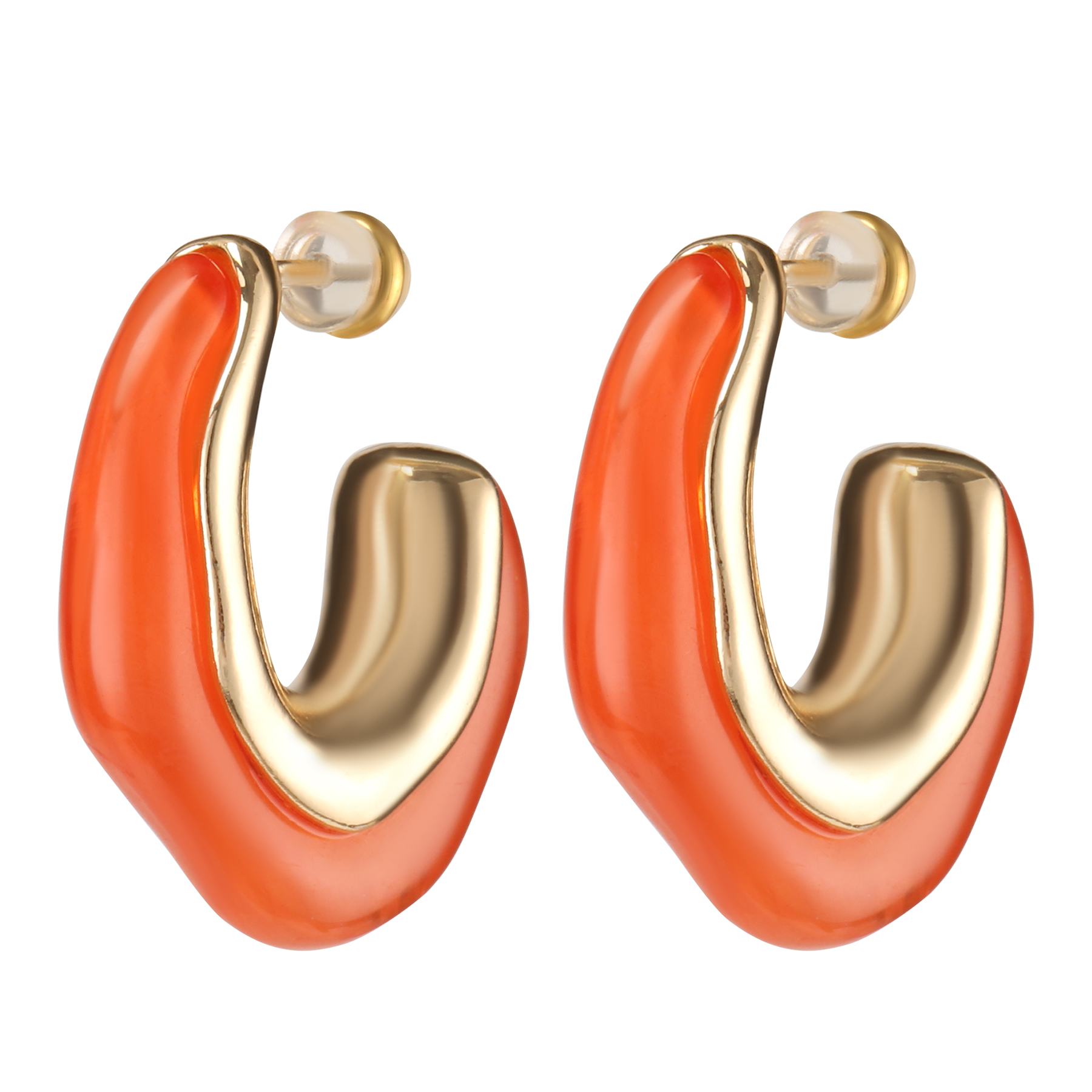 

Женские серьги EKONIKA EN49127-orange-gold-22Z, EN49127-orange-gold-22Z