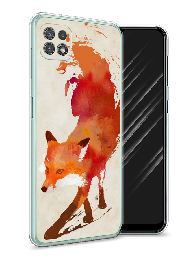 

Чехол Awog на Samsung Galaxy A22s 5G / Самсунг A22s 5G "Лиса", Оранжевый, 2104250-10