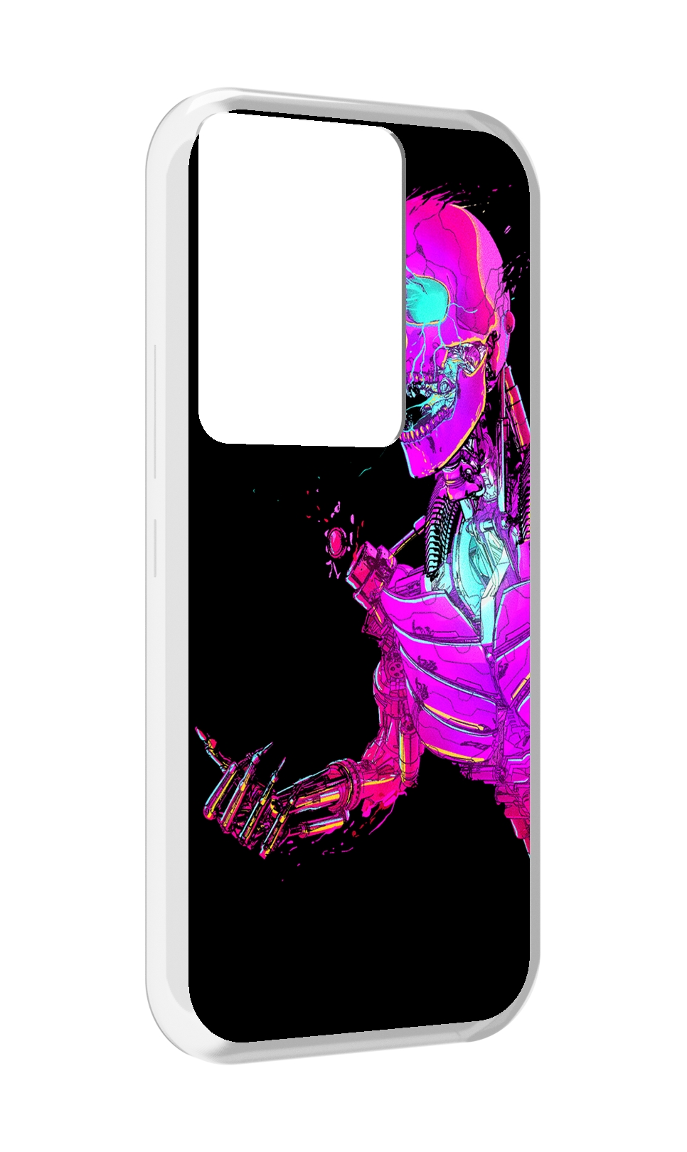 

Чехол MyPads скелет-робот-фиолетовый для Itel Vision 3 Plus / Itel P38 Pro, Прозрачный, Tocco