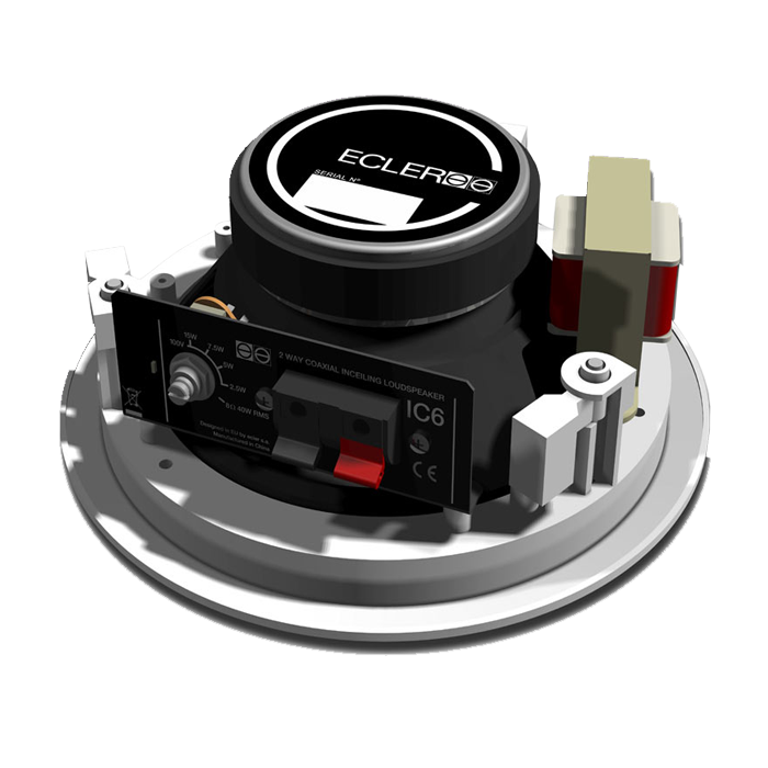 

Встраиваемая акустика трансформаторная Ecler IC6, IC6