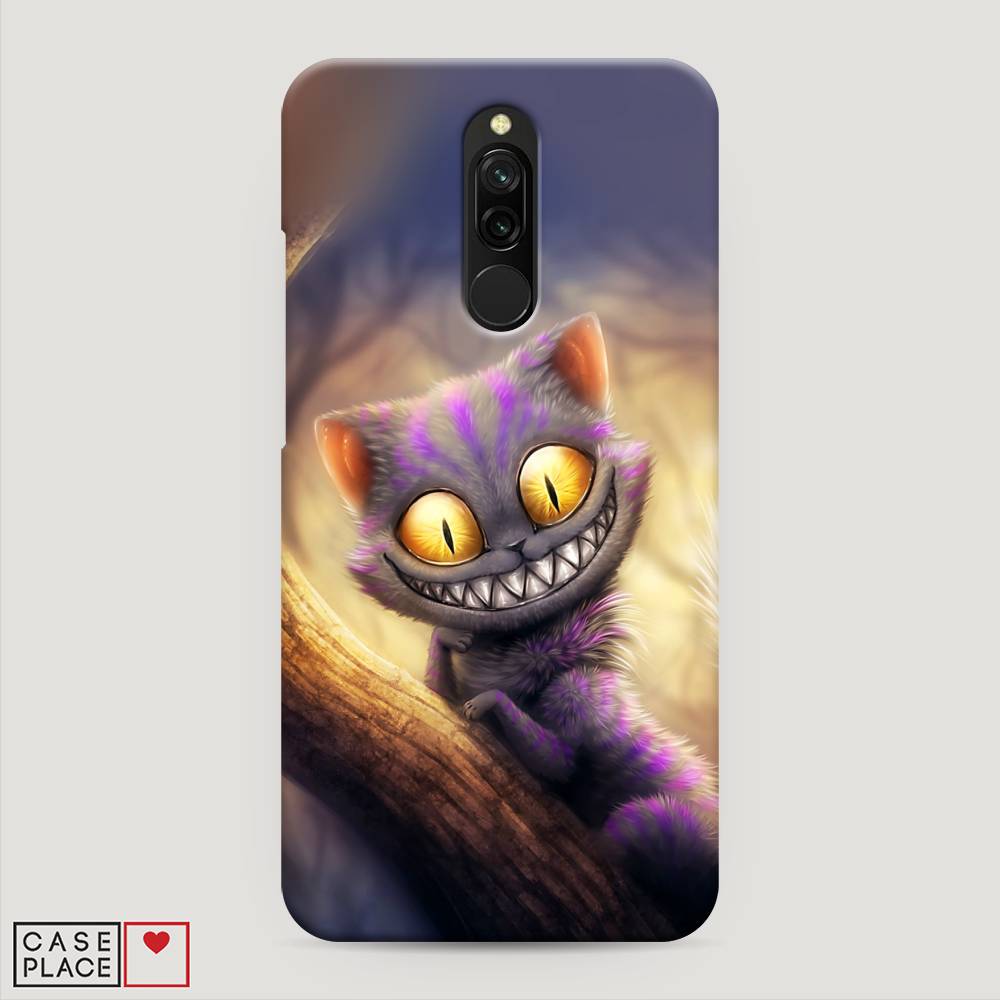 фото Пластиковый чехол "cheshire cat" на xiaomi redmi 8 awog