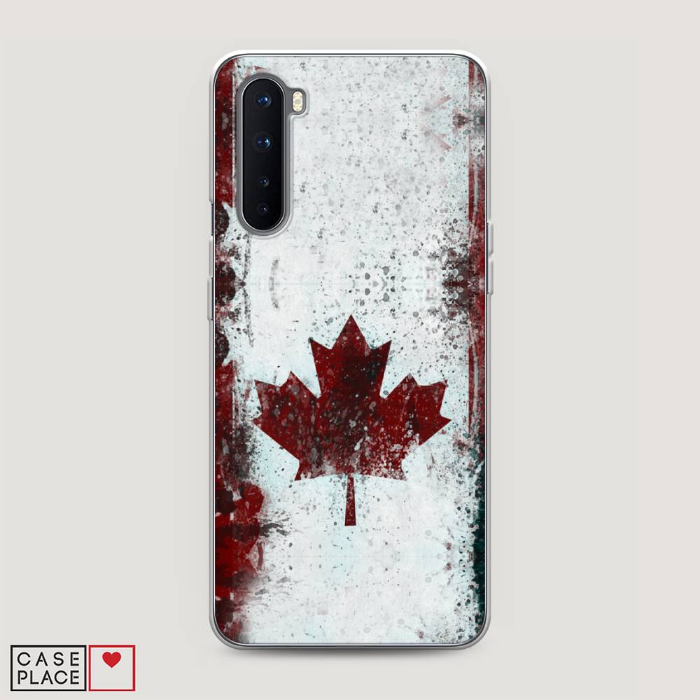 

Чехол Awog на OnePlus Nord / ВанПлас Nord "Канада", Белый;красный;черный, 151350-5