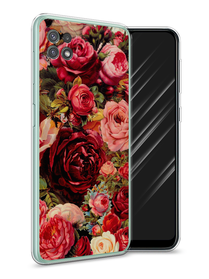 

Чехол Awog на Samsung Galaxy A22s 5G / Самсунг A22s 5G "Розы винтажные", 2104250-8