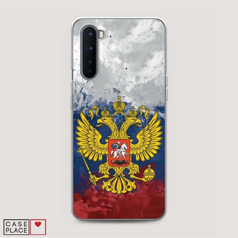 

Чехол Awog на OnePlus Nord / ВанПлас Nord "РФ", Белый;синий;красный, 151350-5