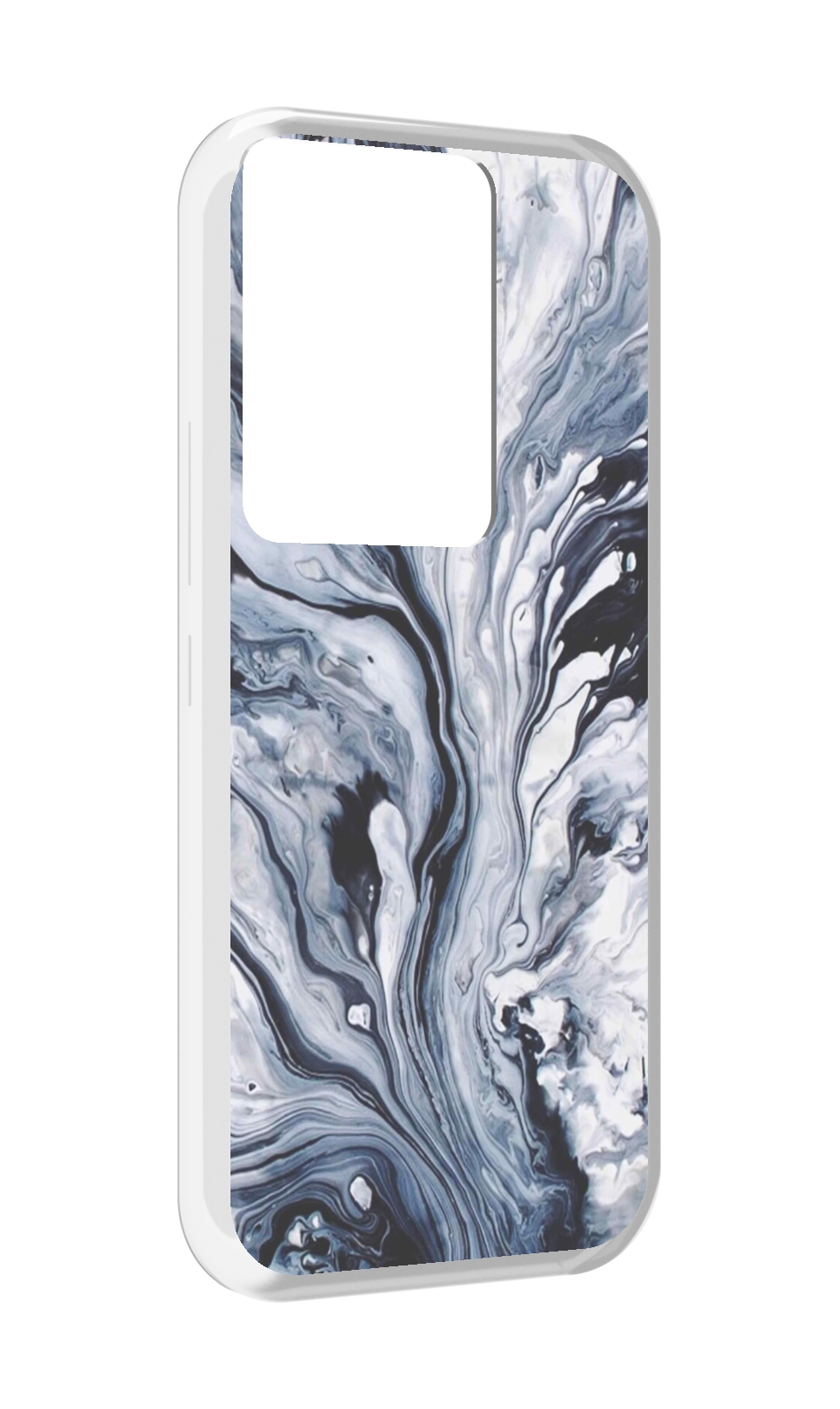 

Чехол MyPads серая краска для Itel Vision 3 Plus / Itel P38 Pro, Прозрачный, Tocco