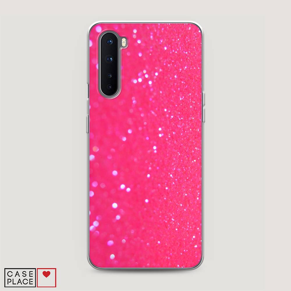 

Чехол Awog "Малиновые блестки рисунок" для OnePlus Nord