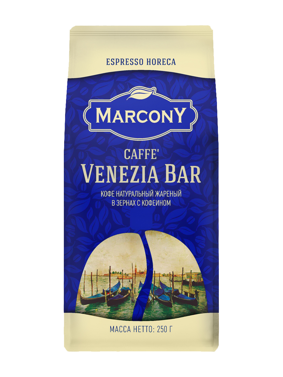 фото Кофе marcony venezia bar в зернах 250 г