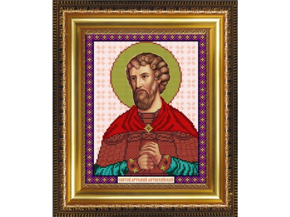 

Рисунок на ткани «Святой Артемий Антиохийский»