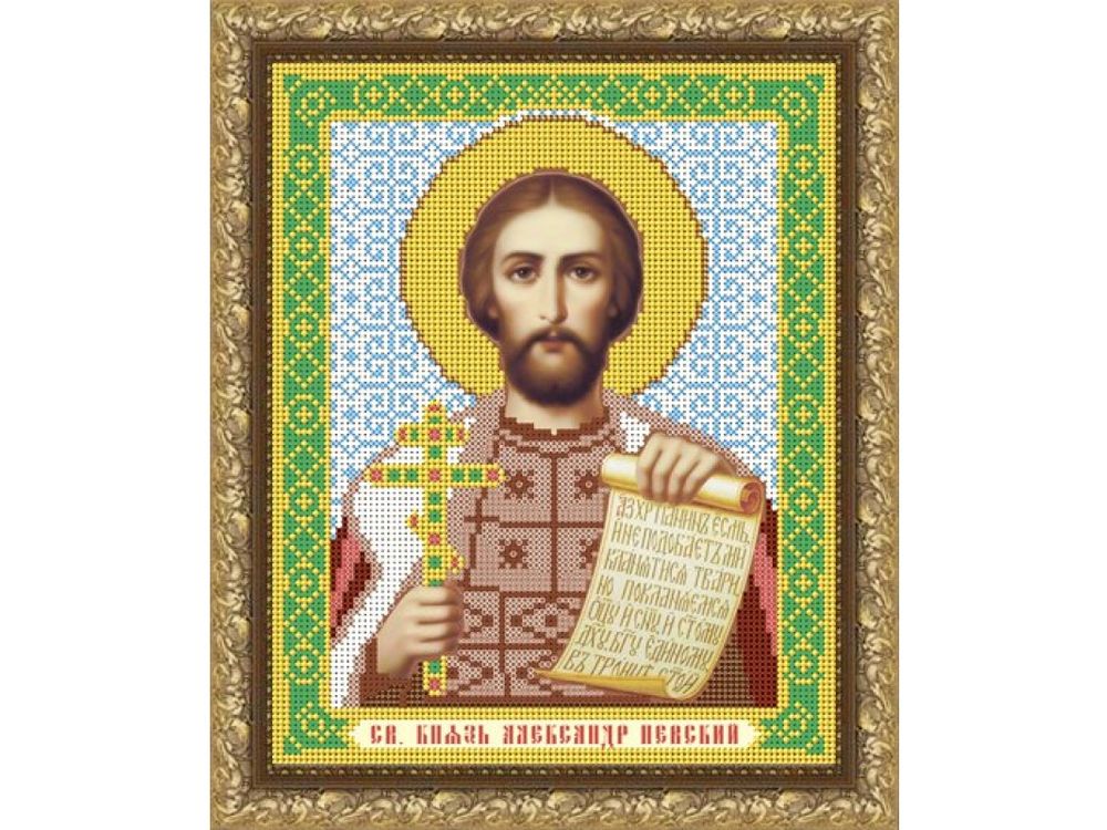 

Рисунок на ткани «Св. князь Александр Невский»