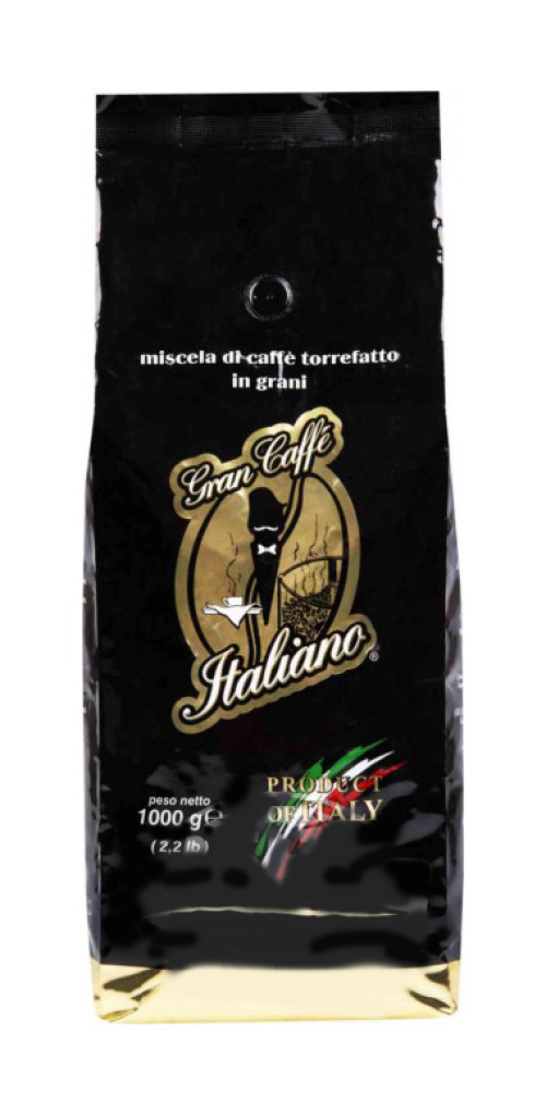 Кофе Gran Caffe Italiano Nero зерновой 1 кг