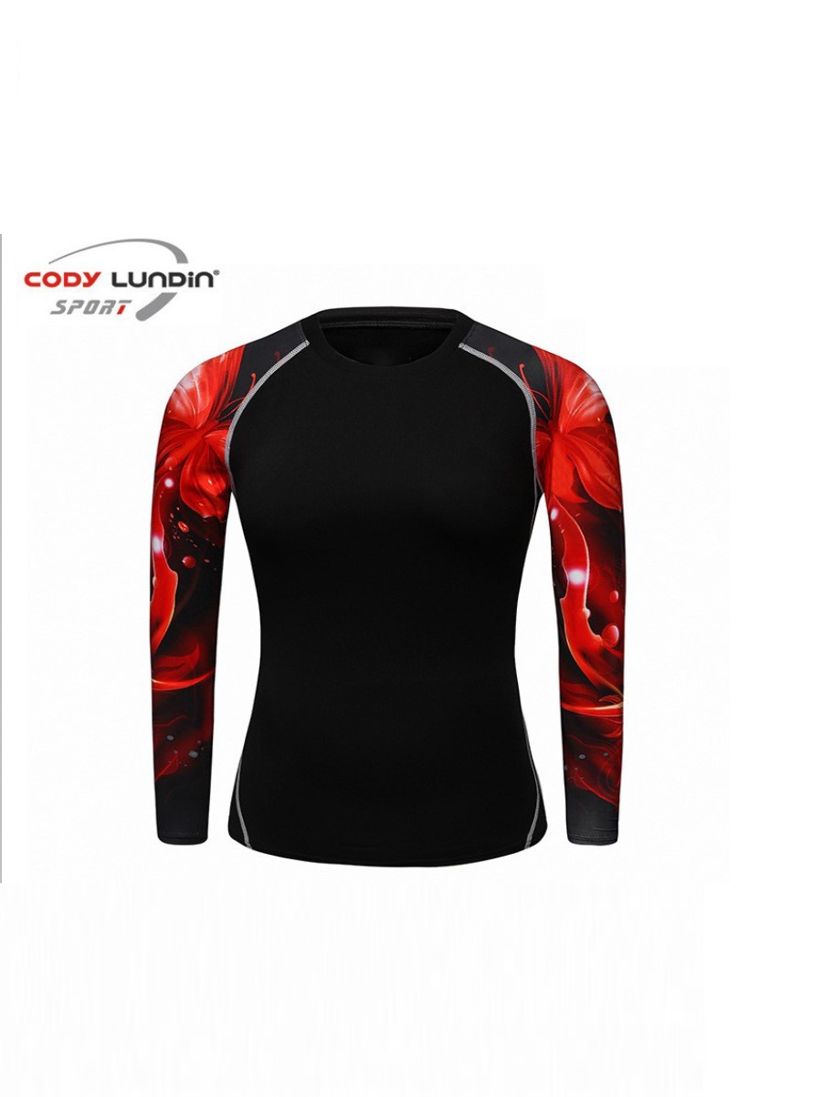 

Рашгард женский Cody Lundin черный с красным р. L, UNDIN