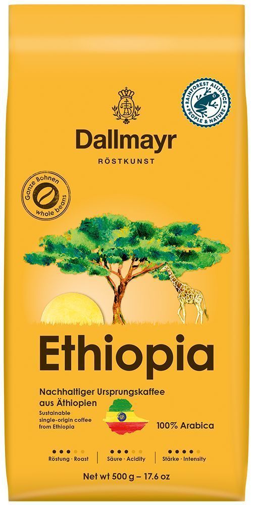 фото Кофе в зернах dallmayr ethiopia 500 г