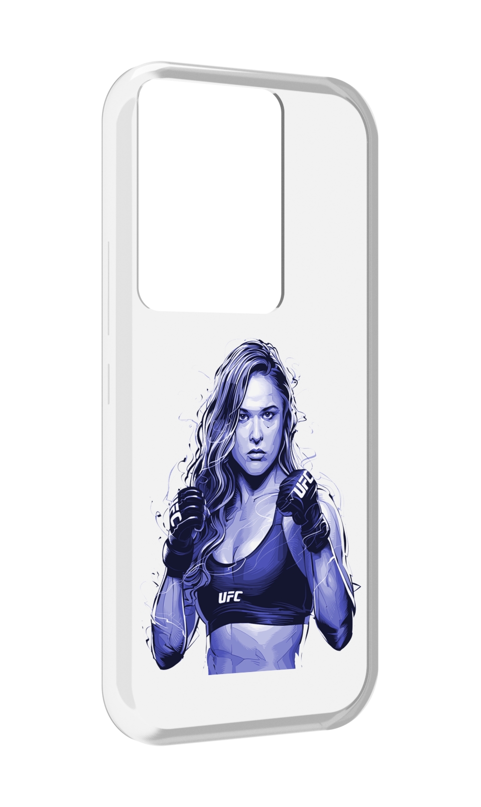 

Чехол MyPads ронда-роузи-юфс для Itel Vision 3 Plus / Itel P38 Pro, Прозрачный, Tocco