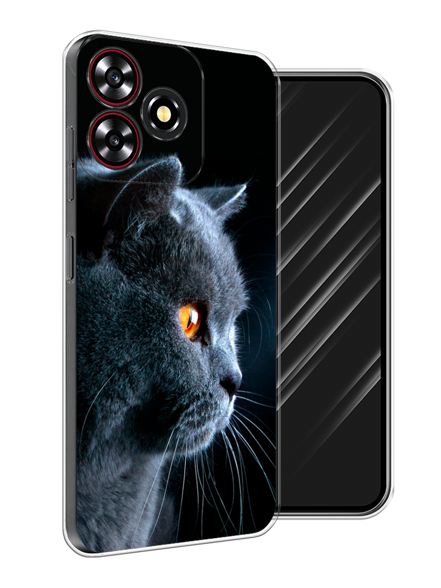 

Чехол Awog на ZTE Blade A73 4G "Благородный кот британец", Черный;серый;оранжевый, 136450-1