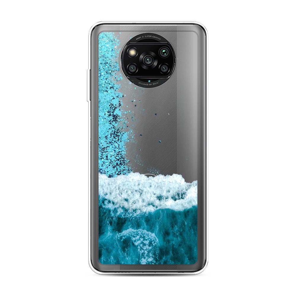 

Жидкий чехол с блестками "Морская пучина" на Xiaomi Poco X3 Pro, 310693-1