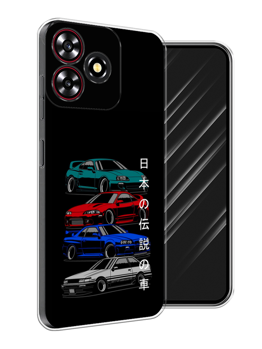 

Чехол Awog на ZTE Blade A73 4G "JDM Legend cars", Зеленый;красный;синий, 136450-1