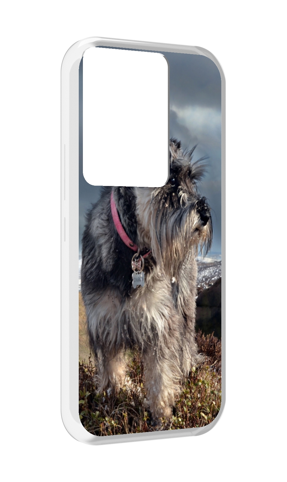 

Чехол MyPads ризеншнауцер 2 для Itel Vision 3 Plus / Itel P38 Pro, Прозрачный, Tocco