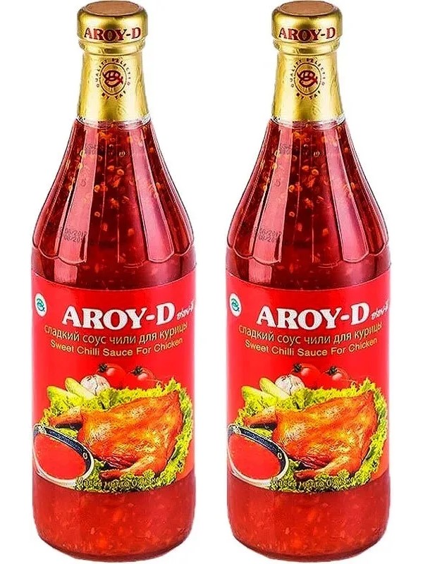 Соус сладкий чили для курицы AROY-D 920 г х 2шт