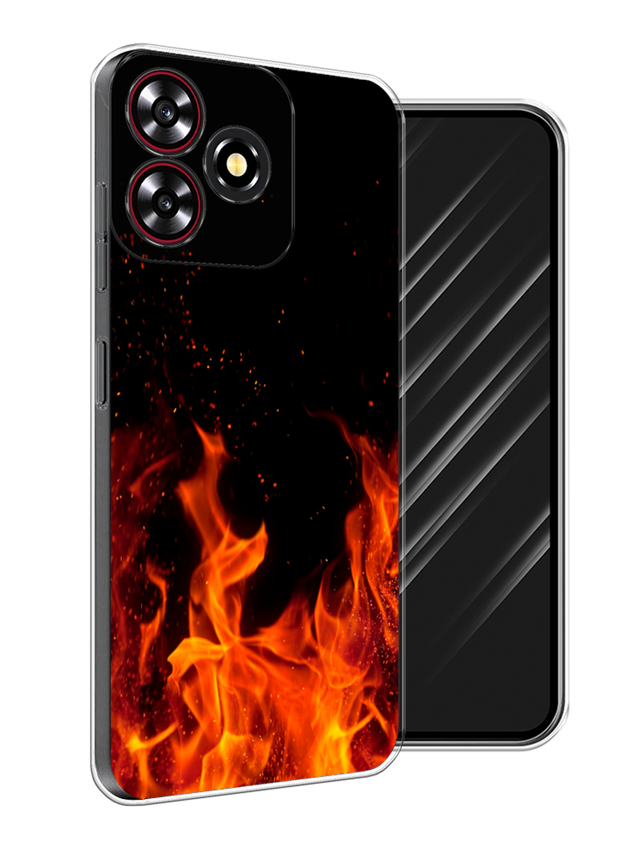 

Чехол Awog на ZTE Blade A73 4G "Все в огне", Оранжевый;черный, 136450-1
