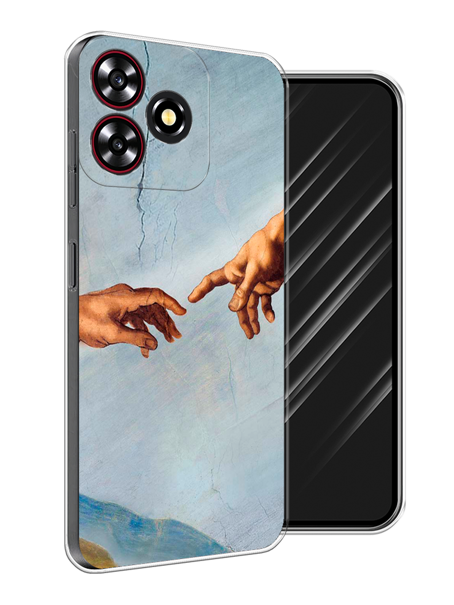 

Чехол Awog на ZTE Blade A73 4G "Сотворение Адама", Голубой;коричневый;серый, 136450-1