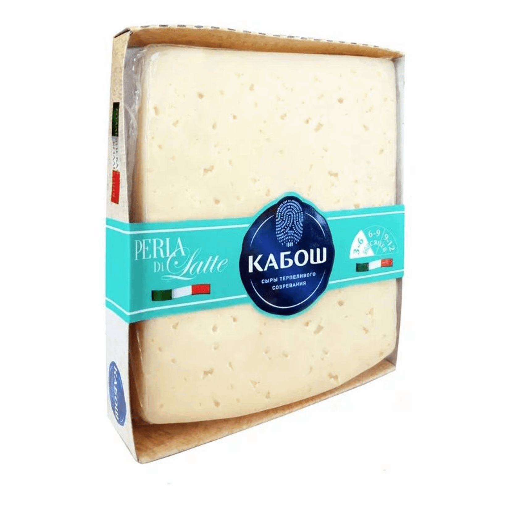 Сыр полутвердый Кабош Perla Di Latte Delicata 50%