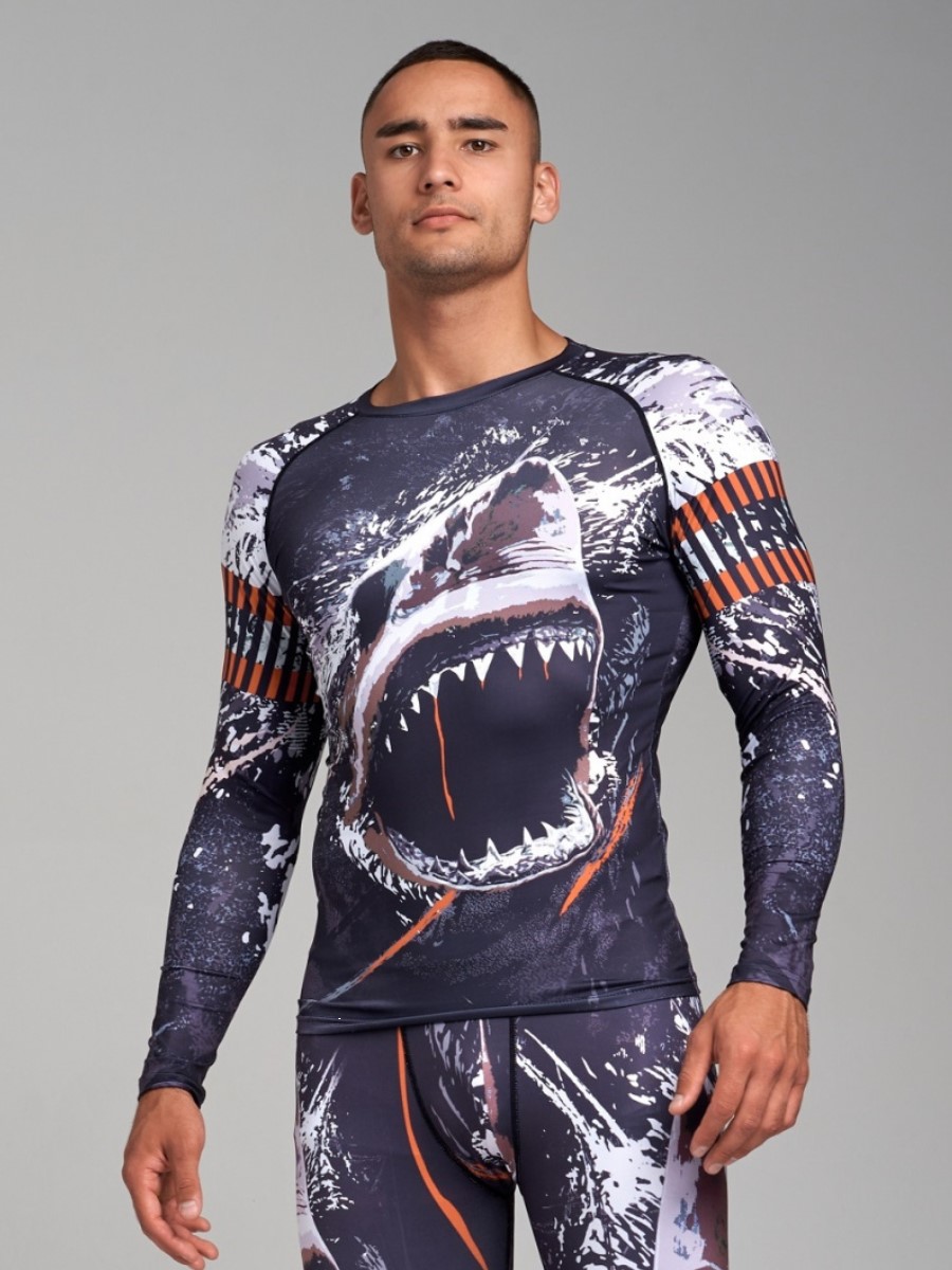 

Рашгард мужской Cody Lundin Shark CL9370 р. XXL, Черный, Shark