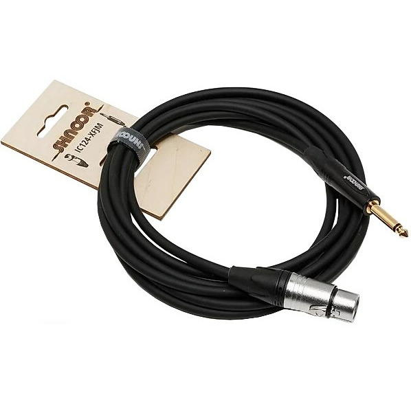 Кабель аудио 1xJack - 1xXLR Shnoor IC124-XFJM-1.5m