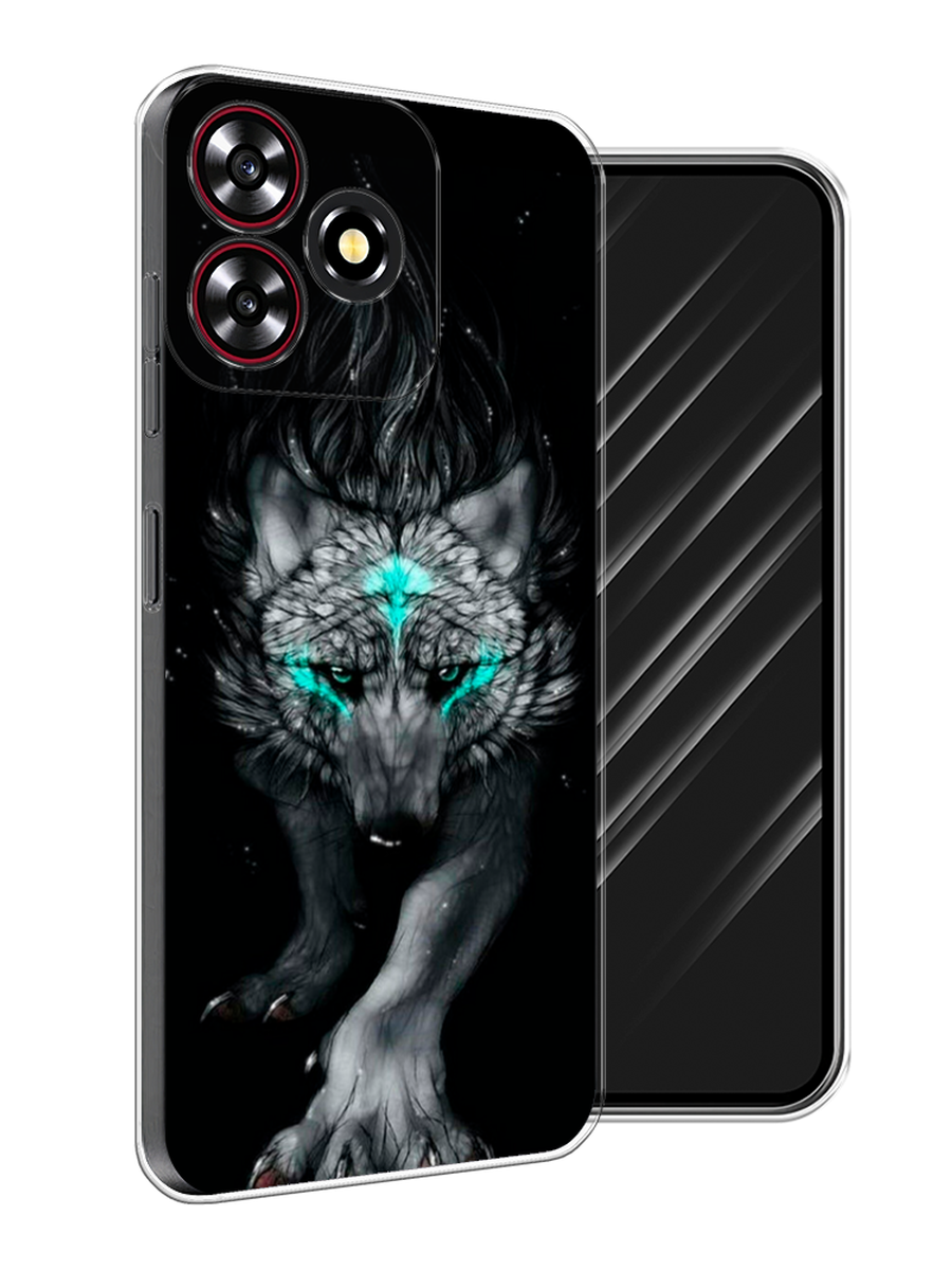 

Чехол Awog на ZTE Blade A73 4G "Волшебный волк", Черный;серый, 136450-1