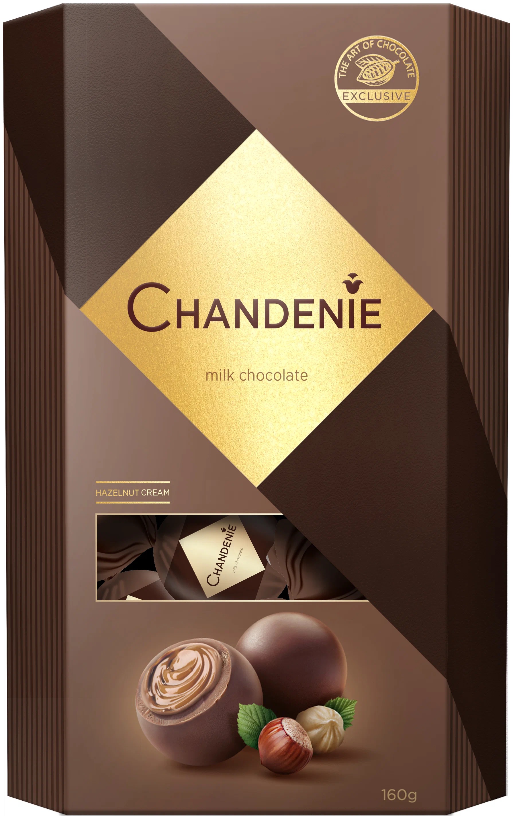 

Набор шоколадных конфет Chandenie Hazelnut Cream 160 г