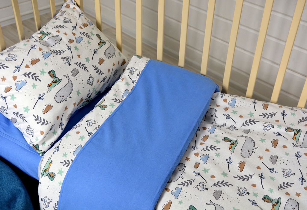Комплект детского постельного белья TEX-STORY КИТ с простыней не резинке 80х165 623082026