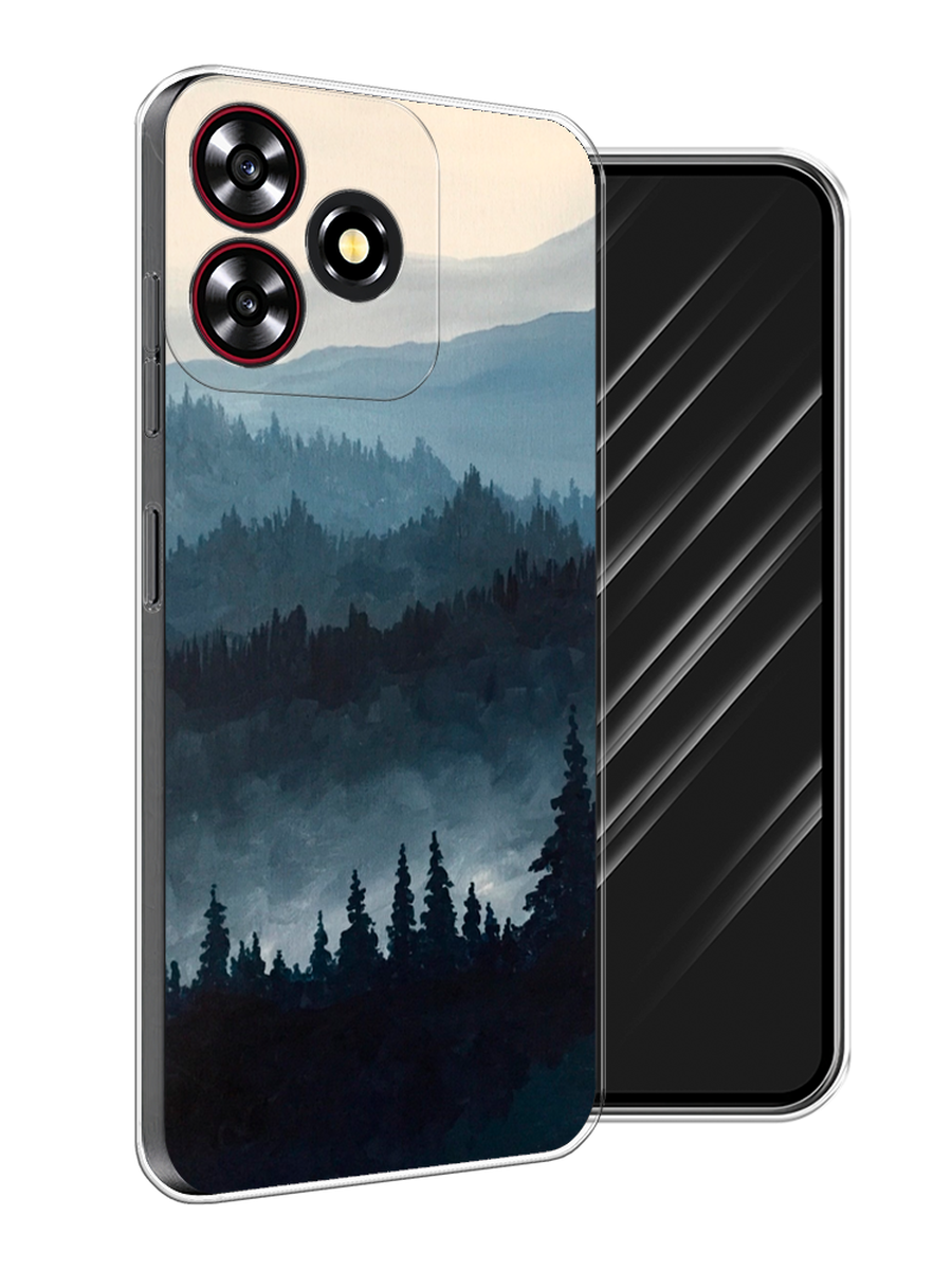 

Чехол Awog на ZTE Blade A73 4G "Туманные горы", Бежевый;серый;черный, 136450-1