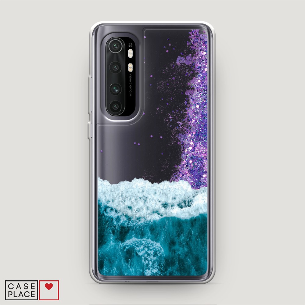 

Жидкий чехол с блестками "Морская пучина" на Xiaomi Mi Note 10 lite, 38492-1