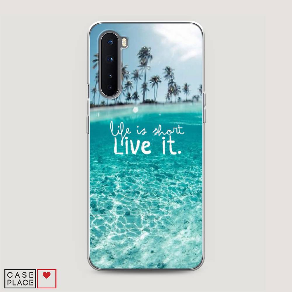 

Чехол Awog на OnePlus Nord / ВанПлас Nord "Live it", Розовый, 151350-7