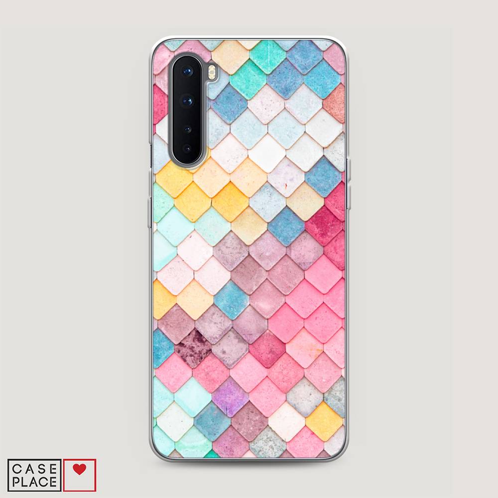 

Чехол Awog на OnePlus Nord / ВанПлас Nord "Нежные ромбики", Красный, 151350-4