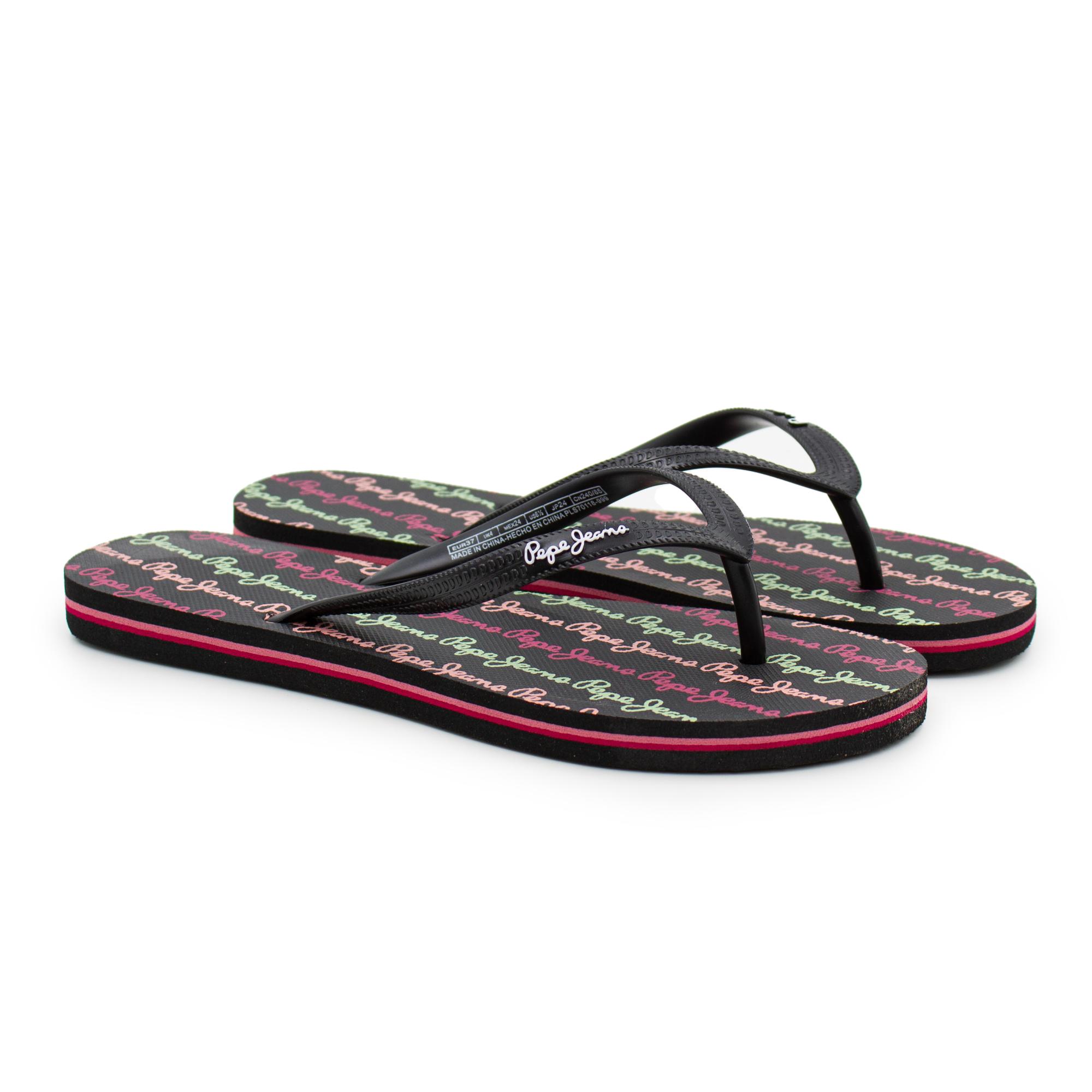 

Вьетнамки женские Pepe Jeans London RAKE LOG PLS70118 черные 36 EU, RAKE LOG PLS70118