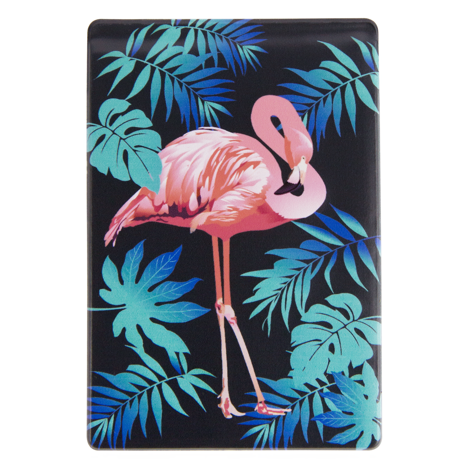 

Обложка для проездного Kawaii Factory KW065 Фламинго черная, KW065-000060