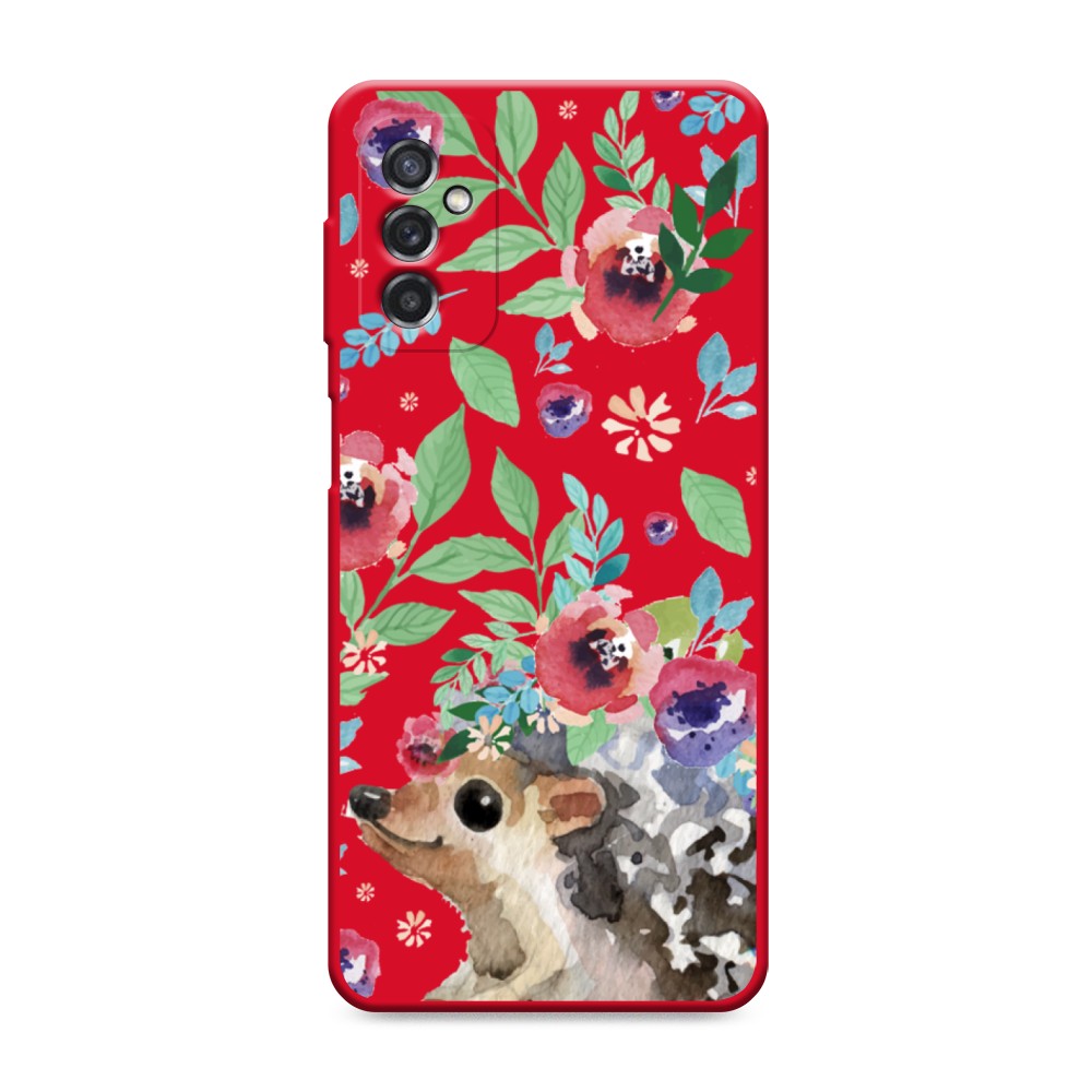 

Чехол Awog на Samsung Galaxy M52 / Самсунг M52 "Ежик в цветах акварель", Разноцветный, 2104353-1