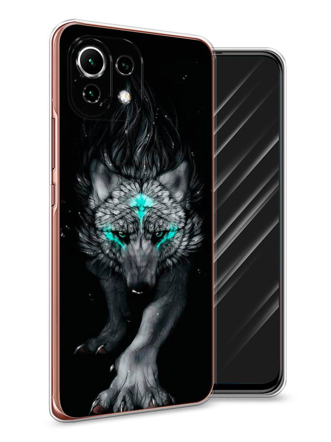 

Чехол Awog на Xiaomi Mi 11 Lite/5G NE "Волшебный волк", Разноцветный, 311750-2