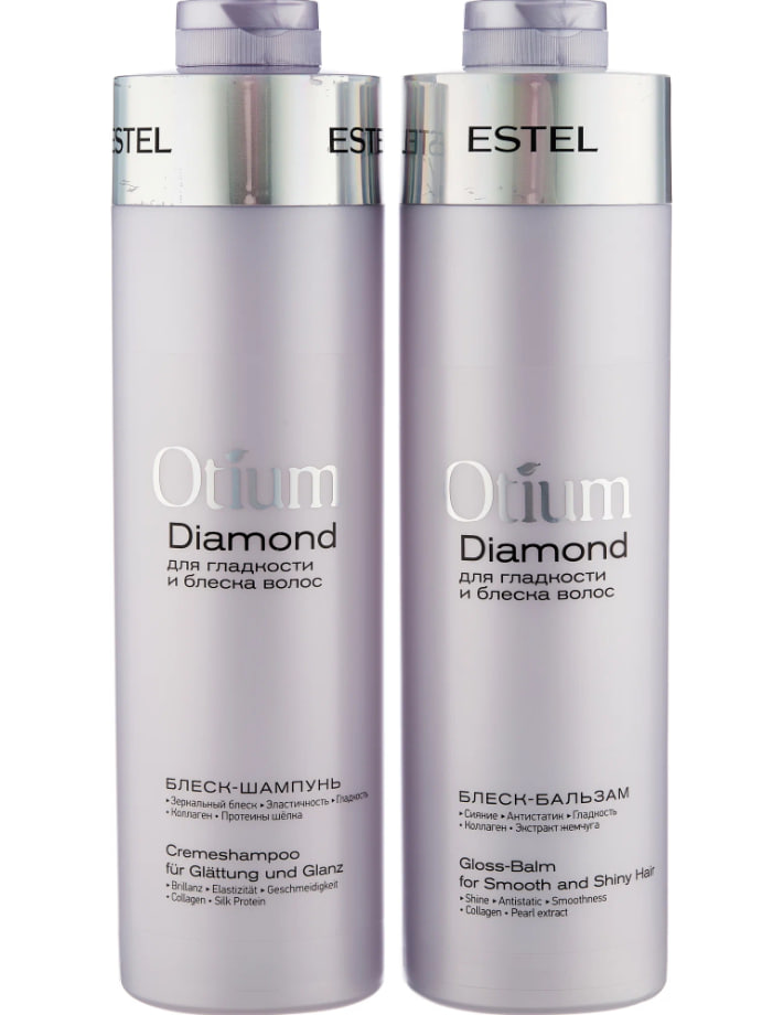 

Набор ESTEL Otium Diamond Блеск-бальзам 1 л Блеск-шампунь 1 л, Otium Diamond