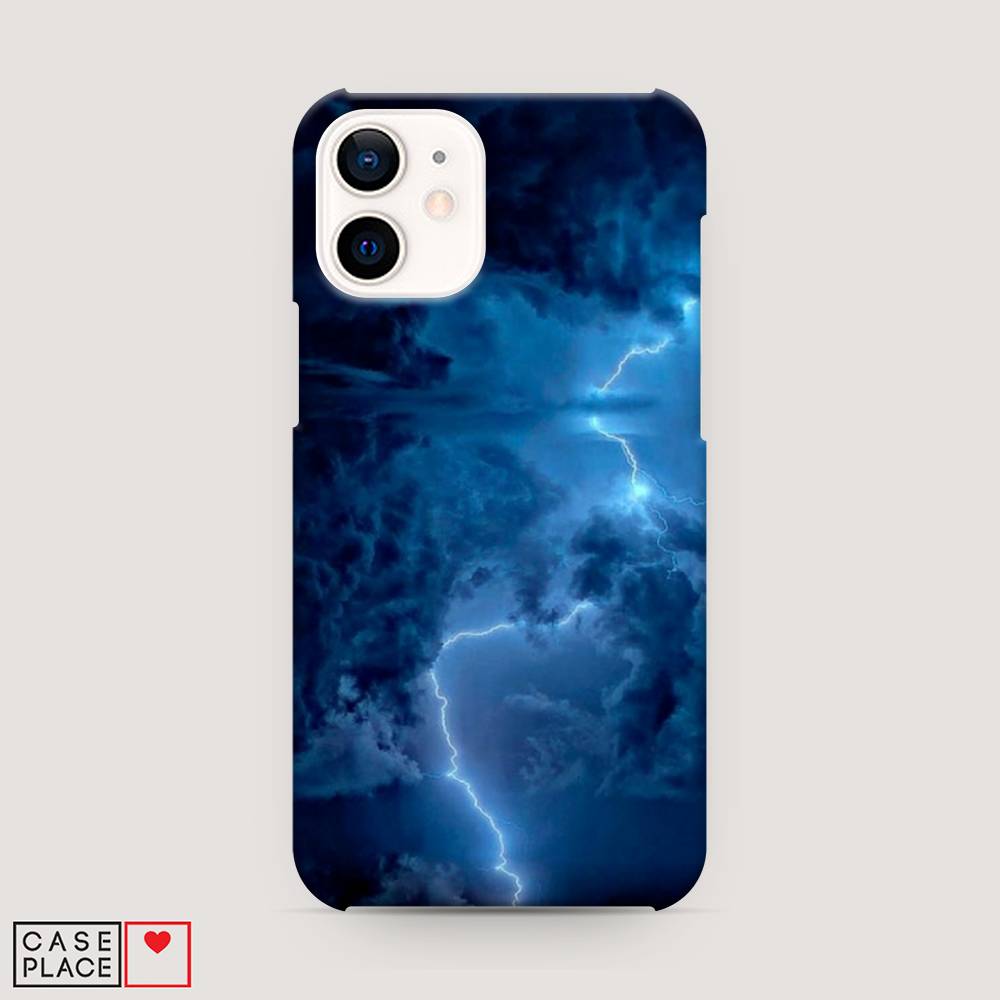 

Пластиковый чехол "Молния" на Apple iPhone 12 mini, 12620-3