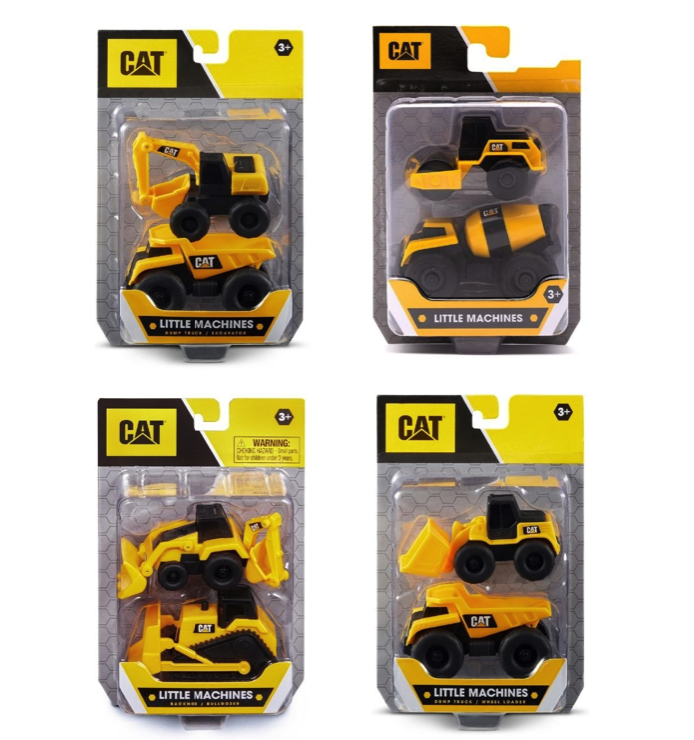 

Игрушечная машинка CAT 2 шт, Little Machines, 9 см, фривил, пластик Т21018, Т21018