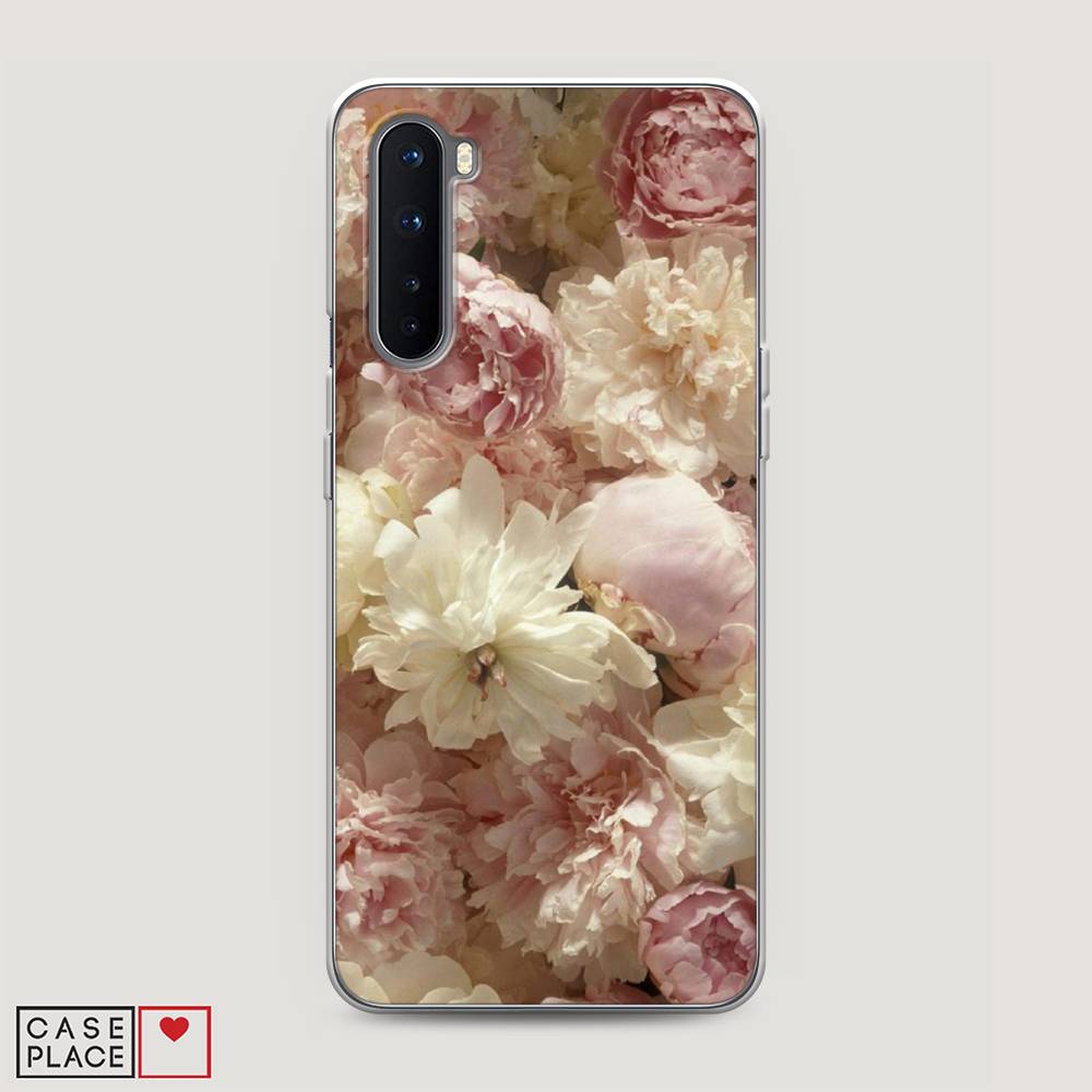 

Чехол Awog на OnePlus Nord / ВанПлас Nord "Пионы светлые", Бежевый;коричневый, 151350-8