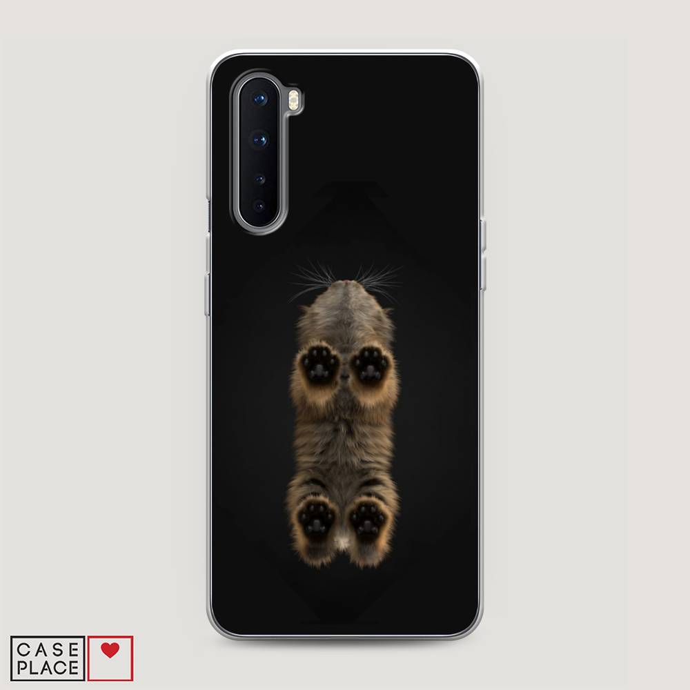 

Чехол Awog на OnePlus Nord / ВанПлас Nord "Кошачьи лапки", Черный, 151350-1