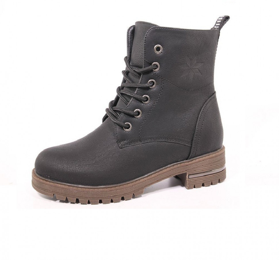 

Ботинки женские NoBrand 110 черные 36 RU, Черный, 110