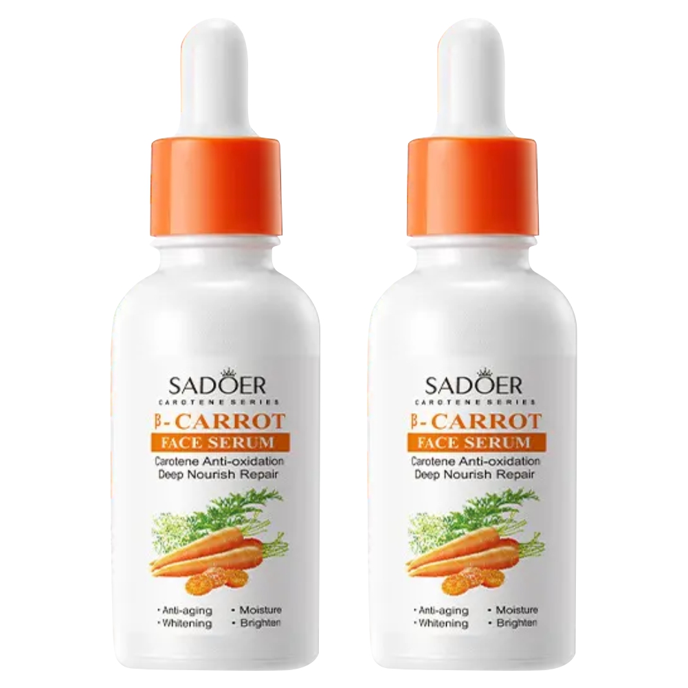 Сыворотка для лица Sadoer с экстрактом моркови 30млх2шт крем вв для лица белита молодая кожа 30млх2шт