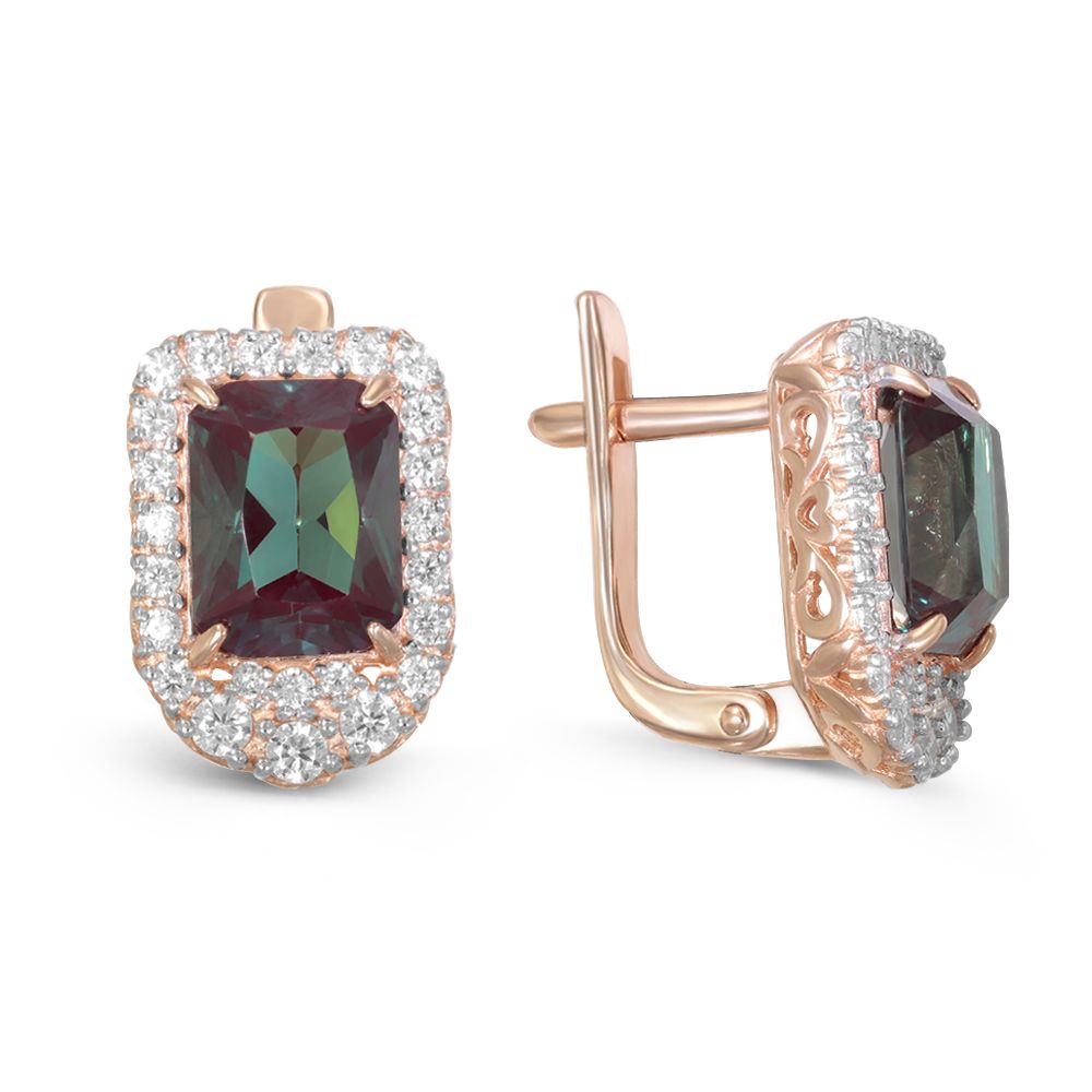 

Серьги из красного золота с александритом NEWGOLD 094715_02_01_005_0837, 094715_02_01_005_0837