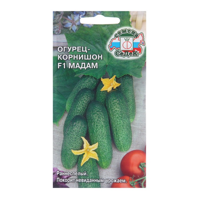 

Семена огурец Мадам F1 СеДеК 7754728 1 уп.