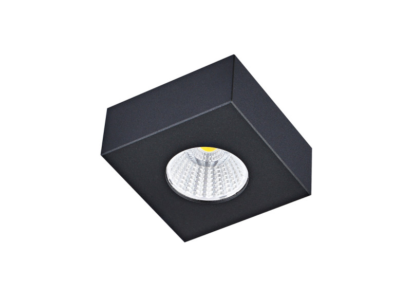 

Влагозащищенный светильник Donolux DL18812/7W Black SQ